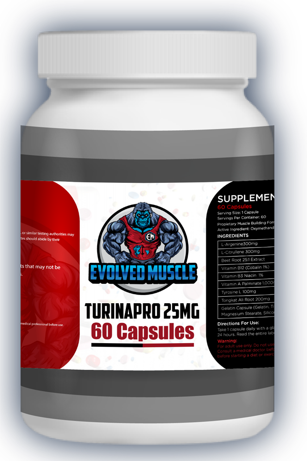 TurinaPro  25mg  60 Capsules